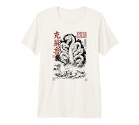 Hidra Monstruo Marino Arte Japonés Ukiyo-e Camiseta Premium