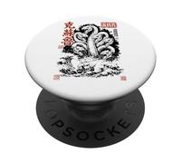 Hidra Monstruo Marino Arte Japonés Ukiyo-e PopSockets PopGrip Adhesivo