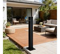 Hidrante de jardín a prueba de heladas, columna de agua montada en el piso, grifo de agua, tubo cuadrado, grifo exterior de pie para patio, jardín, riego de pastos bebida(Estilo 4,Height: 60cm/23.6in)