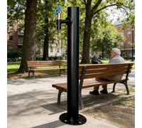 Hidrante de jardín a prueba de heladas, grifo de agua exteriores a prueba congelación 60/80/95cm, grifo de jardín independiente trabajo pesado hidrante de agua vertical(Style 5,Height: 95cm/37.4in)