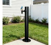 Hidrante de jardín a prueba de heladas, hidrante de grifo de agua para exteriores sin escarcha, grifo de pilar exterior de 60/80/95 cm para patio, jardín, riego de pastos(Style 5,Height: 60cm/23.6in)