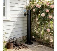 Hidrante de jardín a prueba de heladas para riego de pastos de granjas de jardín, grifo de exterior montado en el piso con espita de agua, columna de agua de jardín de pie(Style 5,Height: 80cm/31.5in)