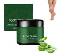 Hidratante Calmante para Pies con Aloe Vera, Bálsamo para Pies, Hidratante para Talones y Pies Secos y Agrietados; Efecto Refrescante para Hombres y Mujeres. (1Piezas)