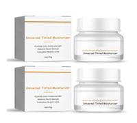 Hidratante Con Color Universal - Crema De Belleza Hidratante Diaria Con Acabado Natural, Refrescante Y No Grasa 50 G(2pcs)