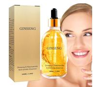 Hidratante de ginseng | 100ml/3.4oz Esencia de niacinamida iluminadora que desafía la edad | Efectivo Nutritivo Fortalecer Antiarrugas Reparación Hidratante Esencia Calmante Gimocool