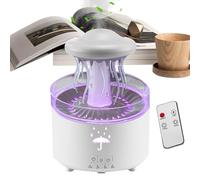 Hidratante eléctrico de aire - Luz nocturna LED de 7 colores, fabricante de niebla fría silenciosa, atomizador de control remoto, mejora la calidad de respiración de la piel seca, creando atmósfera