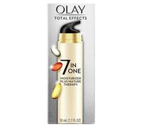 Hidratante facial 7 en 1 Total Effects Plus de Olay para piel madura, beige, 1,7 onzas l?quidas