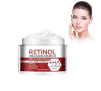 Hidratante Facial Con Retinol, Crema De Retinol Para Rostro, Anti-Aging Crème Visage, Retinol Cream Anti-Aging Moisturizer, Crema Antiedad De Día Y Noche