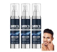 Hidratante facial para hombre, 6 en 1, crema facial antienvejecimiento para hombres con manteca de karité, reduce las arrugas, manchas oscuras y bolsas de ojos, loción para después del afeitado para