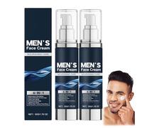 Hidratante facial para hombre, 6 en 1, crema facial antienvejecimiento para hombres con manteca de karité, reduce las arrugas, manchas oscuras y bolsas de ojos, loción para después del afeitado para
