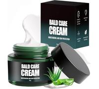 Hidratante para la Calva para Hombres, Crema para el Cuero Cabelludo No Graso, Bálsamo After Shave para Hombres, Antibrillo Natural, Tratamiento para el Cuero Cabelludo Seco