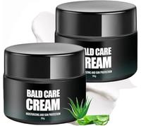 Hidratante para la Calva para Hombres, Crema para el Cuero Cabelludo No Graso, Bálsamo After Shave para Hombres, Antibrillo Natural, Tratamiento para el Cuero Cabelludo Seco
