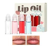 Hidratante para Labios | Juego De 4 Unidades Reafirmante Y Suavizante | Brillo Humectante para Labios - Para Viaje, Escuela, Regalo para Ella