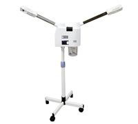 Hidratante Sprays,2 en 1 caliente y fría tubo doble pulverización en caliente, vapor facial giratorio 360°, cuidado de la piel, lámpara que elimina bacterias, alta seguridad, para centros de cuidado