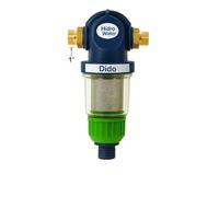 Hidro Water - Filtro Autolimpiante DIDO PLATA 50 Micras con Cartucho Antibacterias - Filtración Agua Potable Doméstica - Combate Legionela - Protección contra Impurezas - 3/4" a 2" (1")
