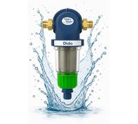 Hidro Water - Filtro Autolimpiante DIDO PLATA 50 Micras con Cartucho Antibacterias - Filtración Agua Potable Doméstica - Combate Legionela - Protección contra Impurezas - 3/4" a 2" (1 1/4")