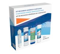 Hidro Water - Kit Recambio Cartuchos Universales Osmosis Inversa 10” | Compatible con la mayoría de equipos domésticos y Nereo | 3 o 4 cartuchos (KIT DE 4)