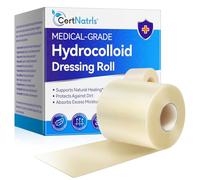Hidrocoloide Rollo - 5 cm * 5 m, Cortar según el tamaño, vendajes de parche de hidrogel de gran tamaño con autoadherencia, Super absorbente de agua, impermeable, imprescindible para el hogar