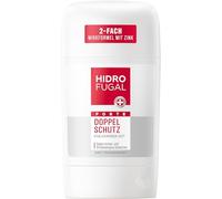 Hidrofugal FORTE DOBLE PROTECCIÓN Stick, fuerte protección antitranspirante contra la sudoración causada por el estrés y el calor, desodorante en barra sin alcohol etílico con aroma revitalizante (50