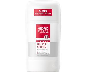 Hidrofugal FORTE DOBLE PROTECCIÓN Stick, fuerte protección antitranspirante contra la sudoración causada por el estrés y el calor, desodorante en barra sin alcohol etílico con aroma revitalizante (50