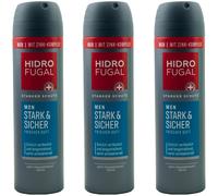 Hidrofugal Fuerte & Seguro Desodorante Spray 3 X 150ml Antibacteriano Anti