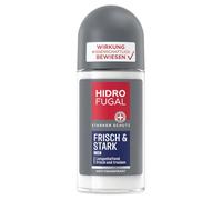 Hidrofugal Men Fresh & Stark Roll-on, fuerte protección antitranspirante con aroma refrescante, desodorante de larga duración para hombres sin alcohol etílico (50 ml)