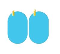 Hidrófugo para Espejo Coche Película Impermeable para Espejo Retrovisor Coche Pegatina Protectora Transparente Nano A Prueba Lluvia Espejos Pegatinas Antiniebla(2pcs Blue 100X145mm)