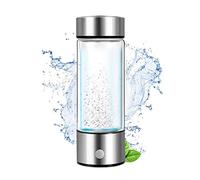 Hidrógeno Ionizador Botella de Agua Rica en hidrógeno 450ML, Generador de Agua de hidrógeno, Botella de Agua Alcalina Rica en Hidrógeno mit Tecnología PEM SPE,USB Recargable, 800-1200 PPB
