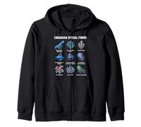 Hidroides de Formas Especiales cnidarias y Especies de Medusa de Aguas Profundas Sudadera con Capucha