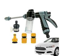 Hidrolavadora Alta Presión - ABS Metal 40x14cm | Portátil | Unión Rosca Boquilla Ajustable | Pulverizador Jardín Flujo Alto Varilla Agua 4 Boquillas Limpieza Exterior Jardinería