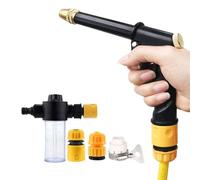 Hidrolavadora Portátil Pulverizador de limpieza portátil | Máquina de Lavado de Autos a Presión para Camión, Vehículo, Casa, Suelo, Ventana, Valla, Jardín, Riego