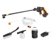 Hidrolimpiadora a batería worx hydroshot 20v y 24 bares de presión