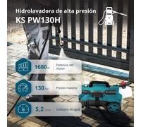 Hidrolimpiadora de alta presión KS PW130H