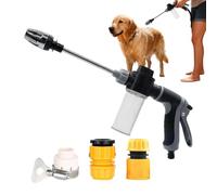 Hidrolimpiadora de alta presión - Máquina limpiadora ajustable | Hidrolimpiadora para exterior con conexión rápida | para coche, jardín, casa, terraza, patio, industrial, comercial y exterior