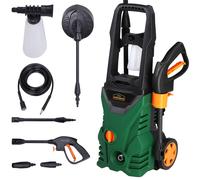 Hidrolimpiadora de alta presión, verde/negro, 1400W