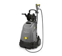 Hidrolimpiadora eléctrica de agua caliente karcher hds5/11ux 2200w 110 bares de presión con enrollador de manguera y ruedas