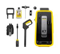 Hidrolimpiadora eléctrica karcher 3000w 180 bares de presión con enrollador de manguera y ruedas