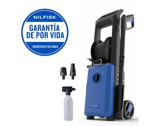 Hidrolimpiadora eléctrica nilfisk classic 150 2200w 150 bares de presión con enrollador de manguera y ruedas