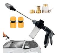 Hidrolimpiadora para coche boquilla ajustable antideslizante portátil | Máquina de lavado de coche de alta presión para vehículos, coches, suelos, ventanas, jardín, terraza, riego y