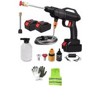 Hidrolimpiadora portátil inalámbrica a batería, apto para jardín, lavado de coches, motos, scooters, suelos, limpieza del hogar, esquinas y grietas, compatible con moto Bellini