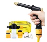 Hidrolimpiadora portátil limpiador manual con 4 modos de pulverización | Máquina de lavado de coche de alta presión para coche, suelo, pared, ventana, jardín, césped, riego, baño, animales