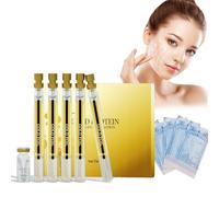 Hidrolizado Colágeno Protein Line Hidrolizado Hidrolizado Protein Firelifting Instantáneo, Hilo de Proteína Soluble y Combinación de Suero Dorado, Hilos de Colágeno Absorbentes para combatir las