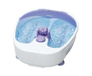 Hidromasaje para pies Bomann FM 8000 CB 90W, 4 Niveles, Masaje y Calor, Violeta y Blanco