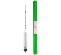 Hidrómetro de vidrio seguro 0-100 para medidor de escala de vidrio seguro | Rango de medición de 0-100 grados, resultados precisos, lectura clara, para bebidas alcohólicas de vino de cerveza, confiable