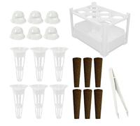 Hidropónico Cultivador | Estructura Desmontable, Visible y Antideslizante para Ahorrar Espacio,de Cultivo Interior con Bandeja de Germinación - para Verduras, Plantas, Oficina, Balcón, Jardín, Patio,