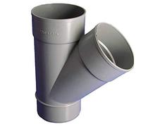 Hidrotecnoagua accesorios de pvc - Derivación macho-hembra 45º diámetro 110