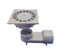 Hidrotecnoagua desagües de suelo - Sumidero vertical horizontal t-88vh 360º 20x20 diámetro 110-90