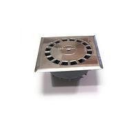 Hidrotecnoagua desagües de suelo - Sumidero vertical t-88i 15x15 diámetro 50 inoxidable