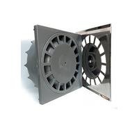 Hidrotecnoagua desagües de suelo - Sumidero vertical t-88i 20x20 diámetro 110-90 inoxidable