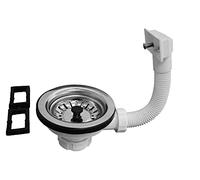 Hidrotecnoagua sifones - Válvula cesta con rebosadero t-72 diámetro 85 inoxidable